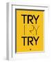 Try Try Try Yellow-NaxArt-Framed Art Print