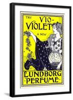 Try Vio-Violet, A New Lundborg Perfume-Louis Rhead-Framed Art Print