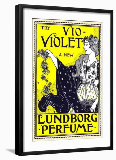 Try Vio-Violet, A New Lundborg Perfume-Louis Rhead-Framed Art Print