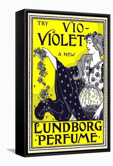 Try Vio-Violet, A New Lundborg Perfume-Louis Rhead-Framed Stretched Canvas