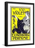 Try Vio-Violet, A New Lundborg Perfume-Louis Rhead-Framed Art Print