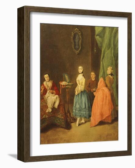 Trying on Dress-Pietro Longhi-Framed Giclee Print