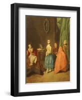 Trying on Dress-Pietro Longhi-Framed Premium Giclee Print