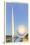 Trylon and Perisphere, New York World's Fair, 1939-null-Stretched Canvas