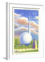 Trylon and Perisphere, New York World's Fair, 1939-null-Framed Art Print