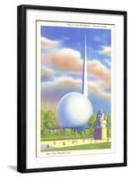 Trylon and Perisphere, New York World's Fair, 1939-null-Framed Art Print