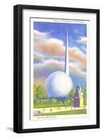 Trylon and Perisphere, New York World's Fair, 1939-null-Framed Art Print