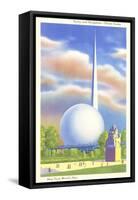 Trylon and Perisphere, New York World's Fair, 1939-null-Framed Stretched Canvas