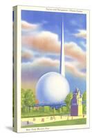 Trylon and Perisphere, New York World's Fair, 1939-null-Stretched Canvas