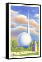 Trylon and Perisphere, New York World's Fair, 1939-null-Framed Stretched Canvas