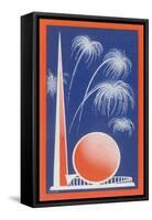 Trylon and Perisphere, New York World's Fair-null-Framed Stretched Canvas