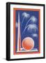 Trylon and Perisphere, New York World's Fair-null-Framed Art Print