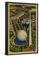 Trylon and Perisphere, New York World's Fair-null-Framed Art Print