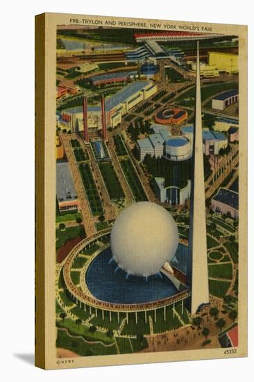 Trylon and Perisphere, New York World's Fair-null-Stretched Canvas