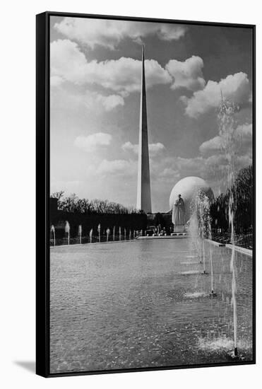 Trylon and Perisphere, New York World's Fair-null-Framed Stretched Canvas