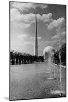 Trylon and Perisphere, New York World's Fair-null-Mounted Art Print