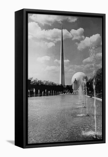 Trylon and Perisphere, New York World's Fair-null-Framed Stretched Canvas