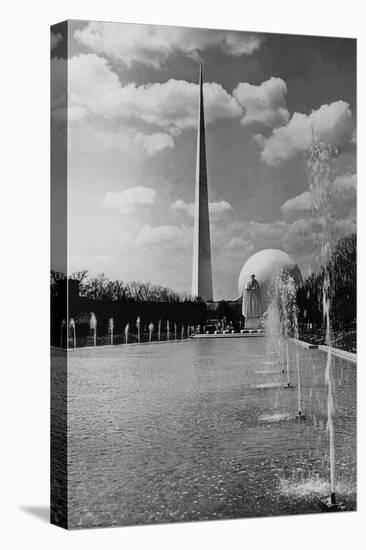 Trylon and Perisphere, New York World's Fair-null-Stretched Canvas