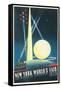 Trylon and Perisphere, World's Fair-null-Framed Stretched Canvas