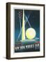 Trylon and Perisphere, World's Fair-null-Framed Art Print