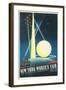 Trylon and Perisphere, World's Fair-null-Framed Art Print