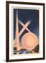 Trylon and Perisphere, Worlds Fair-null-Framed Art Print