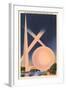 Trylon and Perisphere, Worlds Fair-null-Framed Art Print