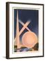 Trylon and Perisphere, Worlds Fair-null-Framed Art Print