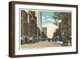 Tryon Street, Charlotte, North Carolina-null-Framed Art Print