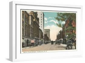 Tryon Street, Charlotte, North Carolina-null-Framed Art Print