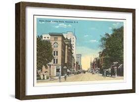 Tryon Street, Charlotte, North Carolina-null-Framed Art Print