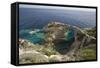 Trypitos Arch on west coast, Paxos, Ionian Islands, Greek Islands, Greece, Europe-Stuart Black-Framed Stretched Canvas