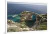 Trypitos Arch on west coast, Paxos, Ionian Islands, Greek Islands, Greece, Europe-Stuart Black-Framed Photographic Print