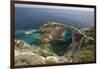 Trypitos Arch on west coast, Paxos, Ionian Islands, Greek Islands, Greece, Europe-Stuart Black-Framed Photographic Print