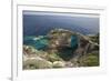 Trypitos Arch on west coast, Paxos, Ionian Islands, Greek Islands, Greece, Europe-Stuart Black-Framed Photographic Print