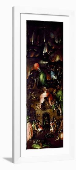 Tryptic of the Last Judgemen: right Panel Representing Hell, C.1504 (Painting on Wood)-Hieronymus Bosch-Framed Premium Giclee Print