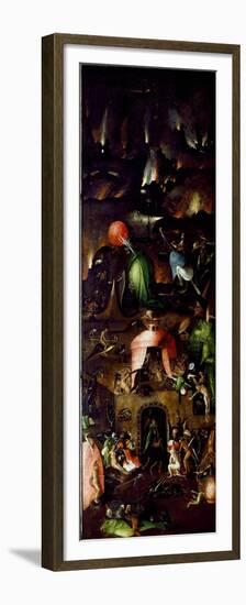 Tryptic of the Last Judgemen: right Panel Representing Hell, C.1504 (Painting on Wood)-Hieronymus Bosch-Framed Premium Giclee Print