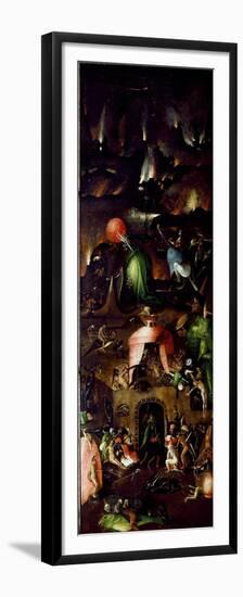 Tryptic of the Last Judgemen: right Panel Representing Hell, C.1504 (Painting on Wood)-Hieronymus Bosch-Framed Premium Giclee Print