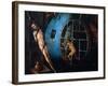 Tryptic of the Last Judgement, Central Panel. A Man Pierced with an Arrow and Another Prisoner of A-Hieronymus Bosch-Framed Giclee Print