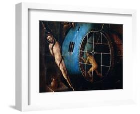 Tryptic of the Last Judgement, Central Panel. A Man Pierced with an Arrow and Another Prisoner of A-Hieronymus Bosch-Framed Giclee Print