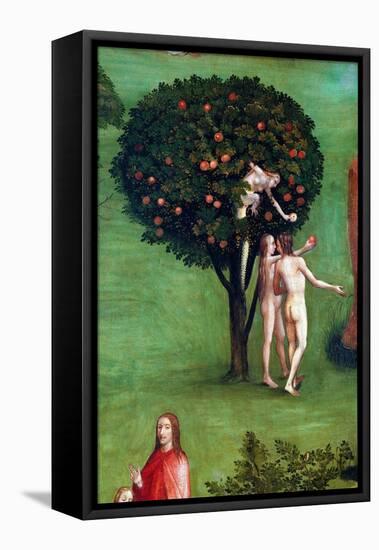 Tryptic of the Last Judgement, Left Panel. Adam and Eve in Paradise, Detail (Painting on Wood, C.15-Hieronymus Bosch-Framed Stretched Canvas