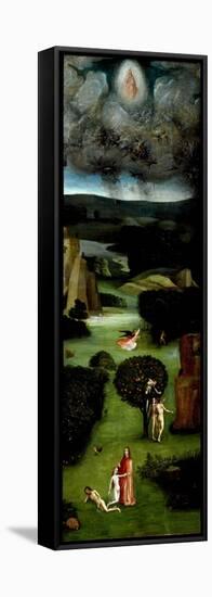 Tryptic of the Last Judgement: Left Panel Representing Adam and Eve in Paradise (The Creation of Ev-Hieronymus Bosch-Framed Stretched Canvas