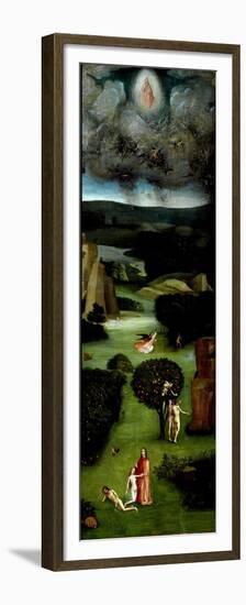 Tryptic of the Last Judgement: Left Panel Representing Adam and Eve in Paradise (The Creation of Ev-Hieronymus Bosch-Framed Premium Giclee Print