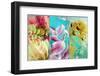 Tryptich from Dahlias Lili Petals and Orchid in Water-Alaya Gadeh-Framed Photographic Print