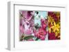 Tryptich from Gladiolus and Different Lilies-Alaya Gadeh-Framed Photographic Print