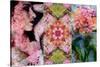 Tryptich from Portrait Flowers Ornaments-Alaya Gadeh-Stretched Canvas