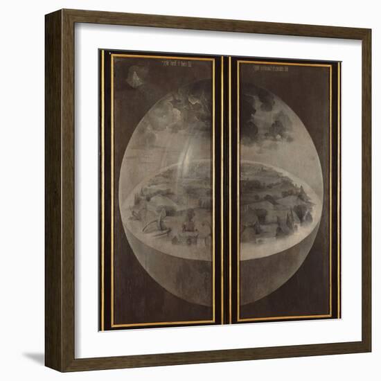 Tryptich of "The Garden of Earthly Delights" - the Creation of the World-Giusto De' Menabuoi-Framed Giclee Print