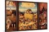 Tryptych of Hay, (Full open view)-Hieronymus Bosch-Stretched Canvas