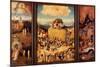 Tryptych of Hay, (Full open view)-Hieronymus Bosch-Mounted Premium Giclee Print