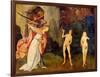 Tryptych of Hay, The Original Sin-Hieronymus Bosch-Framed Art Print